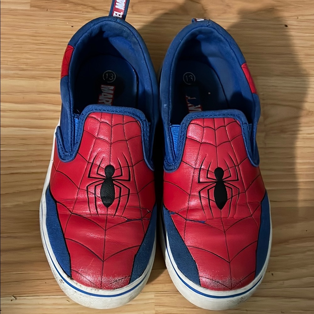 Marvel Kids Spider-Man Red and Blue Shoes